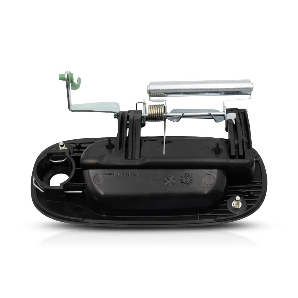 Exterior Door Handles For Dodge D150/D250/D350 1990-1993 - Driver Side Pair, Chrome Metal, No Key Hole (CH1310107)