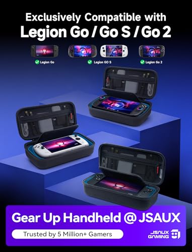 Image of JSAUX Carrying Case for Lenovo Legion Go /Go S /Go 2, Large Hard Travel Bag