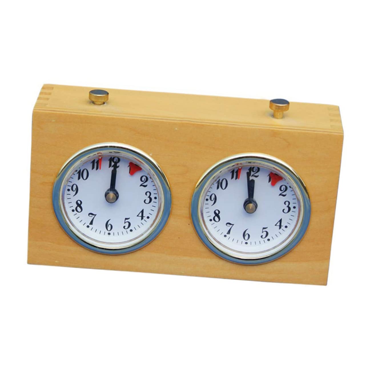 BESTonZON 1pezzi Meccanico Per Portatile Timer Per Giochi Da Tavolo Compatibile Per Scacchi e Altri Giochi Struttura Compatta e Facile Da Usare Materiale Resistente e