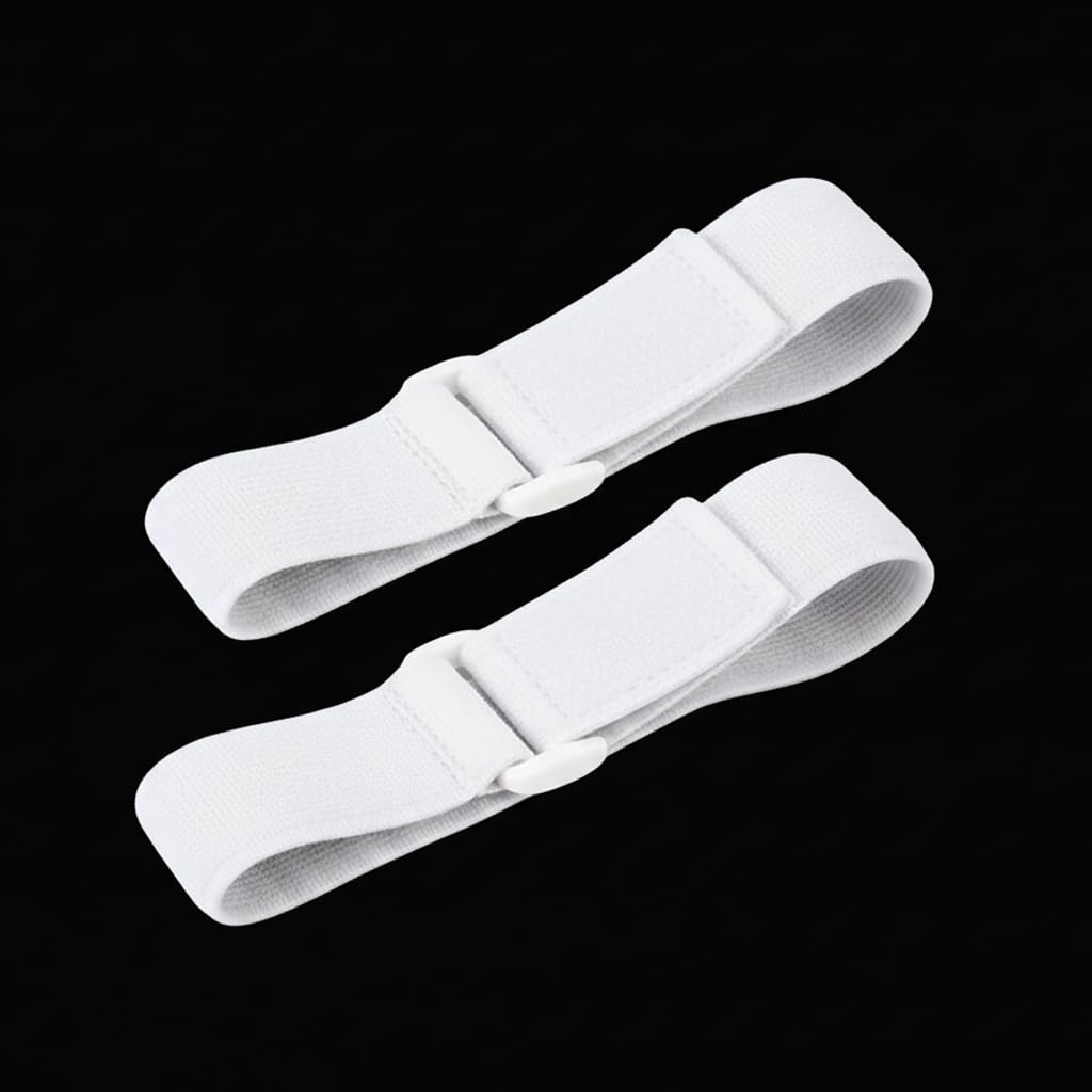 Cycling Safety Bind Pant Leg Bands Clip Strap Riding Fishing Elastic Ankle Leg Trousers Bind Pants Adjustable Magic Fastening Belt (33 CM Length, 2 CM Width, 2 Pcs)-image-27