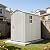 Devoko 4x6 FT Outdoor Storage Plastic Shed, Waterproof Resin Garden Shed with Lockable Door, Floor & Window, All-Weather Tool Shed for Backyard, Patio, Lawn, Poolside