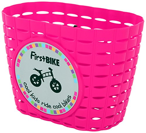 FirstBIKE - Canasta para Bicicleta, Color Rosa (FB_BP)