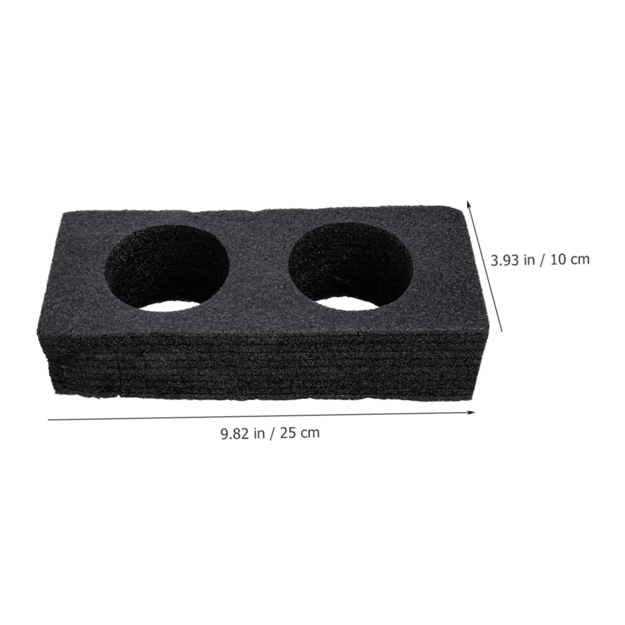 Ciieeo 2 Juegos Posavasos Para Bebidas Vaso Con Tapa Y Porta Tazas De Café Con Ganchos Móviles. Expansor De Portavasos De Coche Dispensador Algodón Perlado Black Reutilizable 3 Piezas * 2