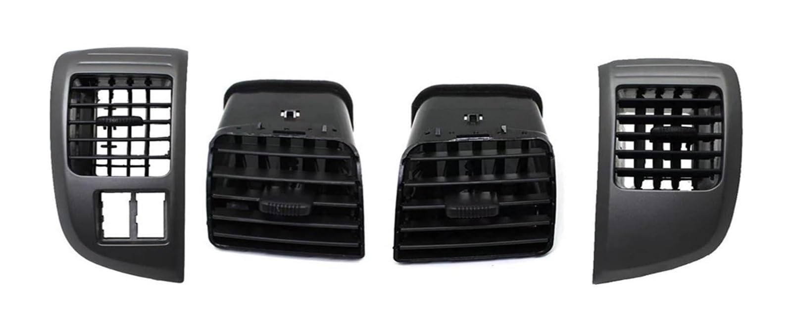 Rorll 1Set Warm Air Outlet For Isuzu For D-Max For Mu-X For Platinum 2007 2008 2009-2012 Dashboard Air Outlet Conditioner Cool Warm Ac Grille Vent(1Set)