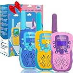 Walkie Talkies for Kids 3 Pack, Outdoor Toys for 3-7 Year Old Boy Girl Christmas Birthday Gifts, for Outdoor Games Camping