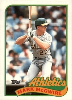 1989 Topps Baseball Card #70 Mark McGwire