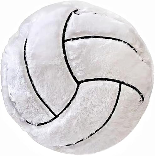 Miniatura 2 de XIYUAN Almohadas de felpa de baloncesto de felpa de baloncesto, almohada de pelota suave y duradera, juguete deportivo, almohada deportiva, sofá,