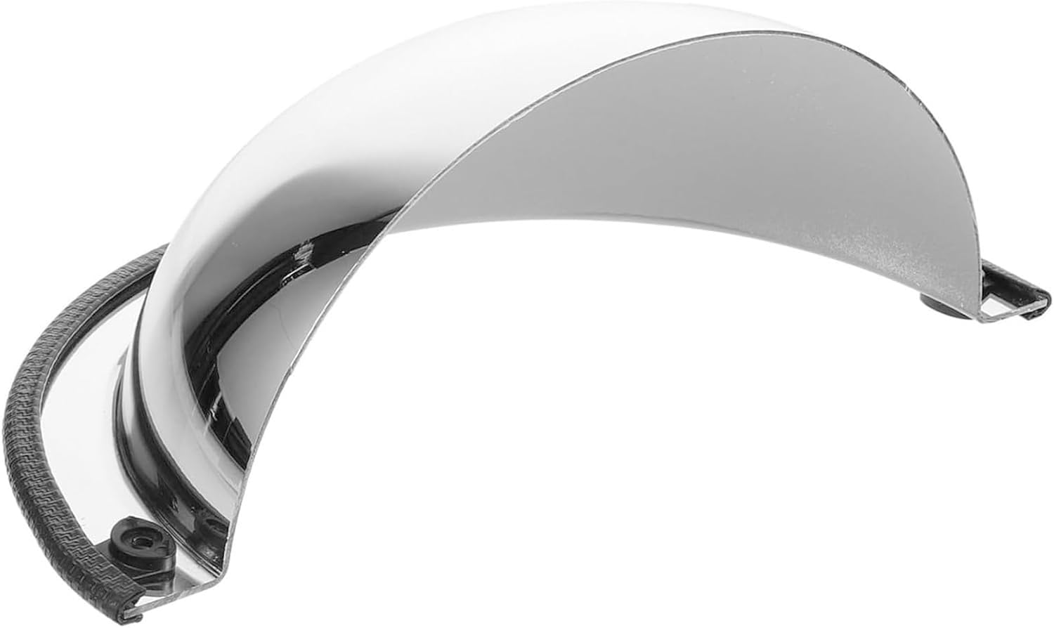 Miroir panoramique semi-sphérique convexe en acrylique, miroir d'angle de sécurité, angle de vision de 180°, quart de sphère, support de fixation réglable(40cm)