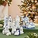 Kurt S. Adler Kurt Adler 1.97 6.7-Inch Porcelain Delft Blue 11-Piece Nativity Set