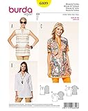 Bluse, Tunika – Deckel Burda Schnittmuster Bluse Tunika 6809