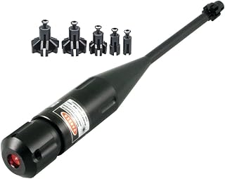 1 - .22 Caliber - .50 Caliber Laser Boresighter Kit, Arbors for .22 - .50 caliber firearms, Designed to get rifles, handguns & shotguns sighted quickly, 740100C