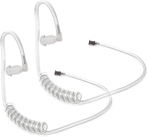 Tubo de bobina acústica de repuesto para auriculares y auriculares de radio bidireccional, tubo acústico resistente a los rayos UV de grado