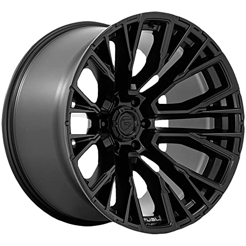 Fuel D847 Rebar 6 22x12 6x5.5" -44mm Blackout Deep Wheel Rim 22" Inch