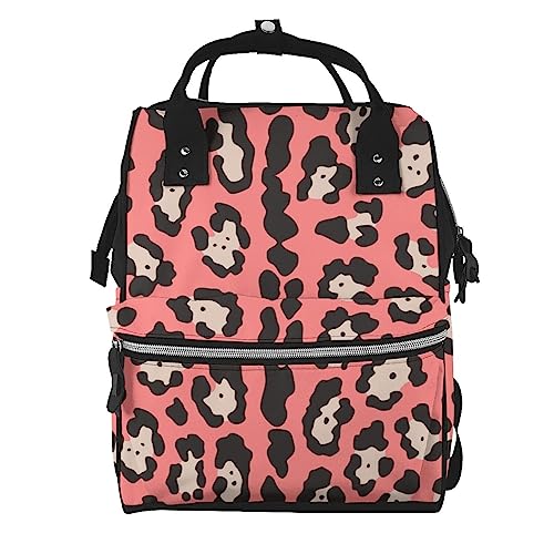 Sac à dos à couches motif léopard pour ranger votre ordinateur portable sans compromis