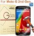 UTLK Tempered Glass Screen Protector for Motorola Moto G, 2nd Generation - HD Clear