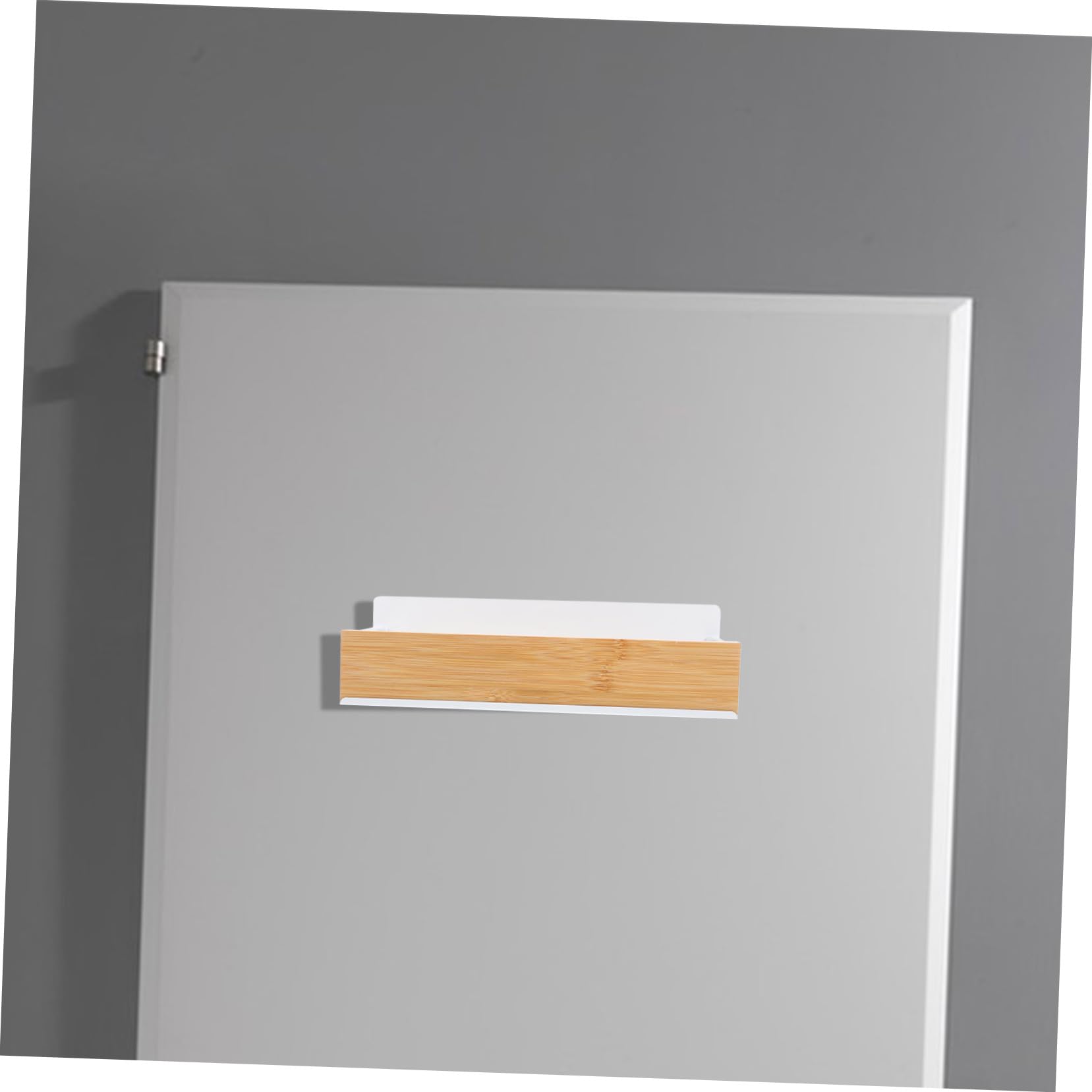 Mikinona Estante Magnético para Especias de Cocina Fondo Hueco y Esquinas Redondeadas, Almacenamiento Versátil y Capacidad de Carga Fuerte para Refrigerador Blanco