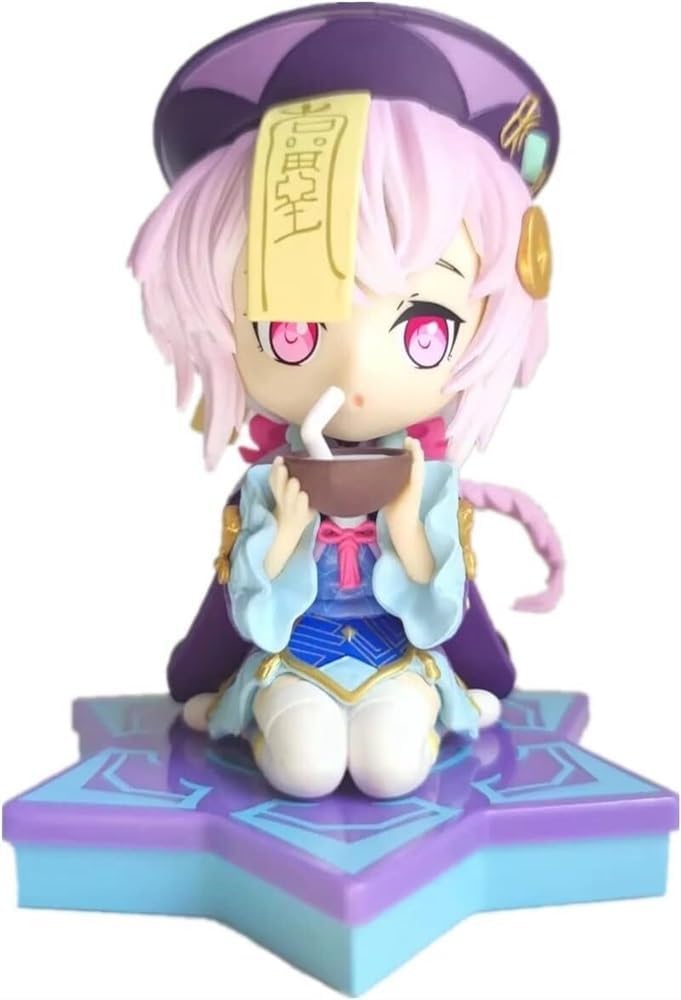 Genshin Impact Anime Figure Qiqi Q Version Action Figures Toy Figurine Character Model Toy Statue Figure Gift for Kids Fans 12CM