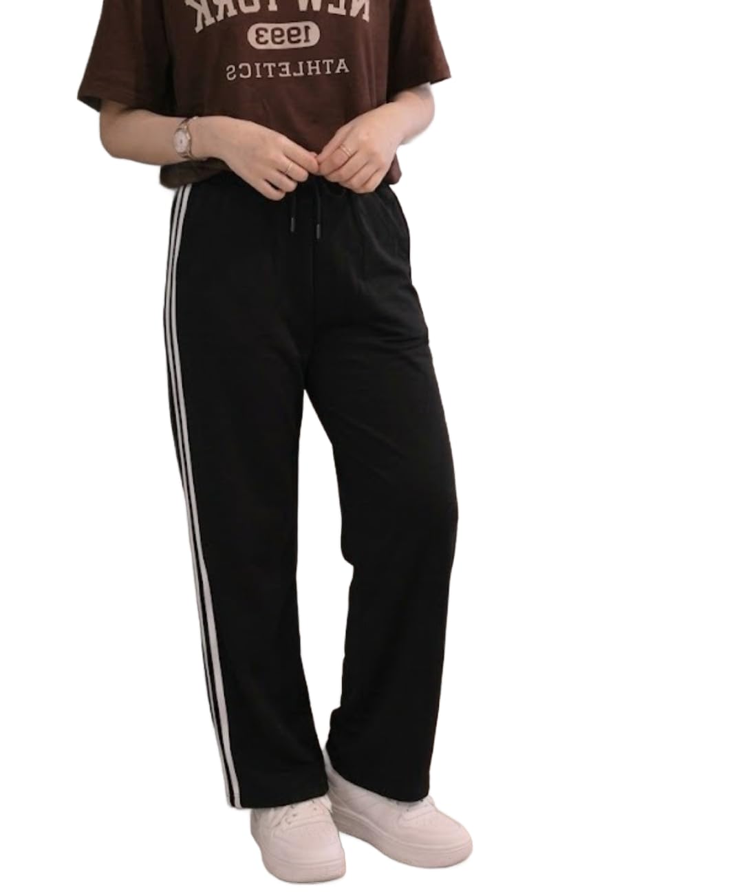 Track Pant for Women || Baggy Fit || Track Pants || Full Elastic Jogger Track Pant ||-picture-20