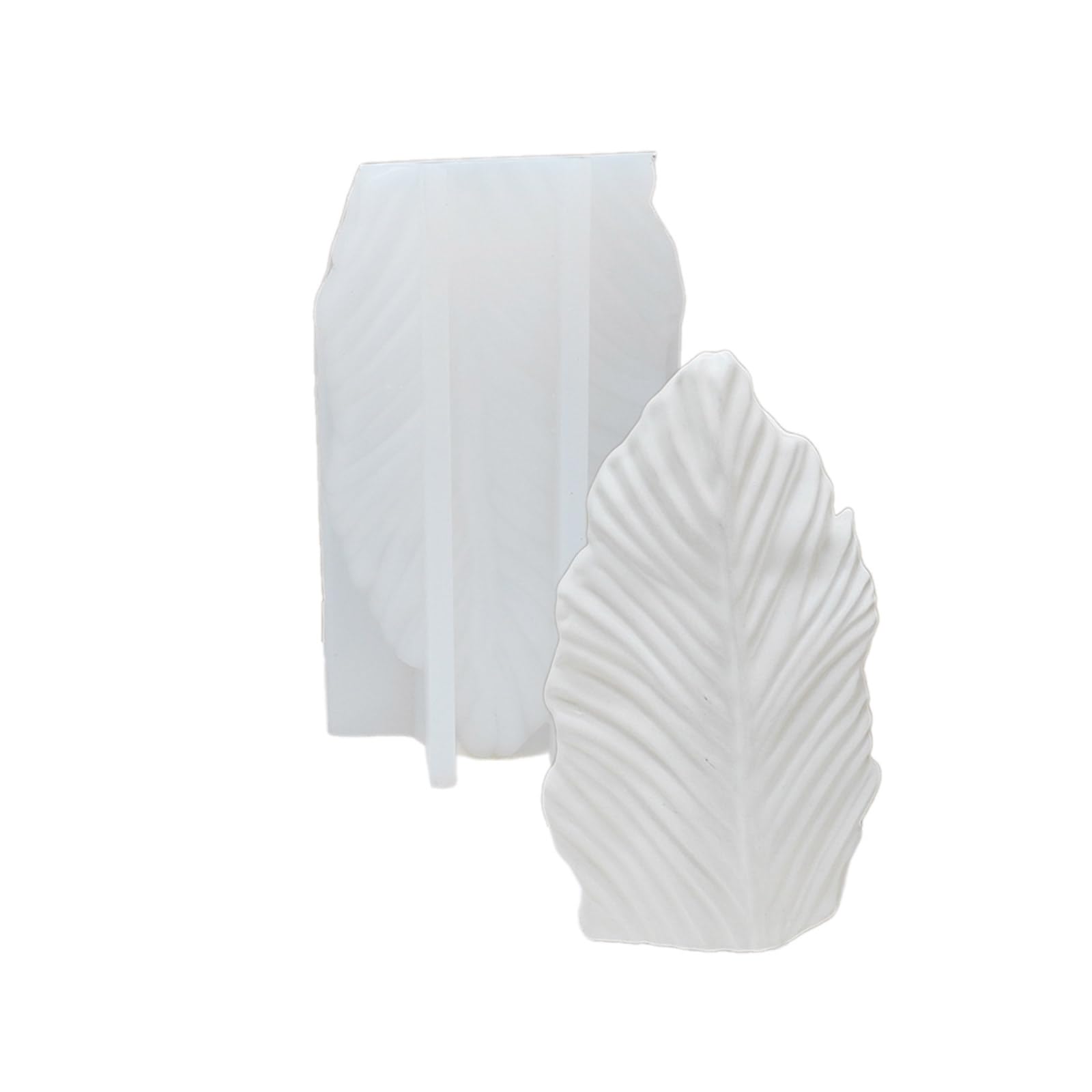 Eleganti stampi in resina stampi in silicone stampi flessibili per vasi a forma di foglia barattoli per gioielli per realizzare vasi
