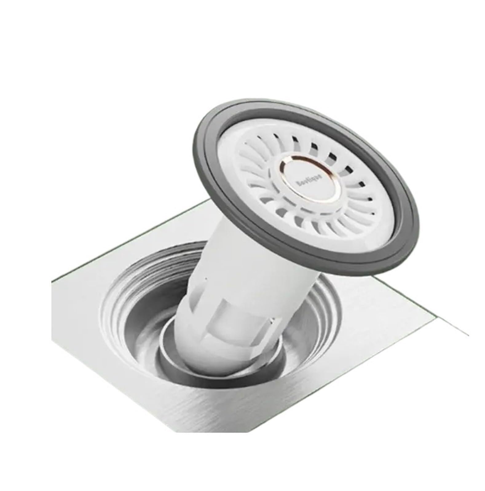 Shower Plug 3pc Floor Drain Toilet Sewer Seal Mouth Core Kitchen Bathroom(7cm Suitable For33*43mm)