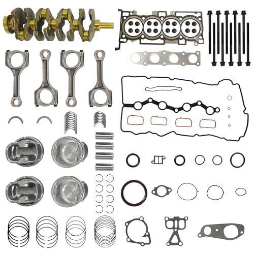 Image of 2.4L G4KJ Engine Rebuild Overhaul Kit w /Crankshaft Head Gasket Set,Piston Set Connecting Rods Fit for Kia Sportage Optima Sorento Hyundai Tuscon Sonata Santa Fe Sport 2.4L 2011-2019