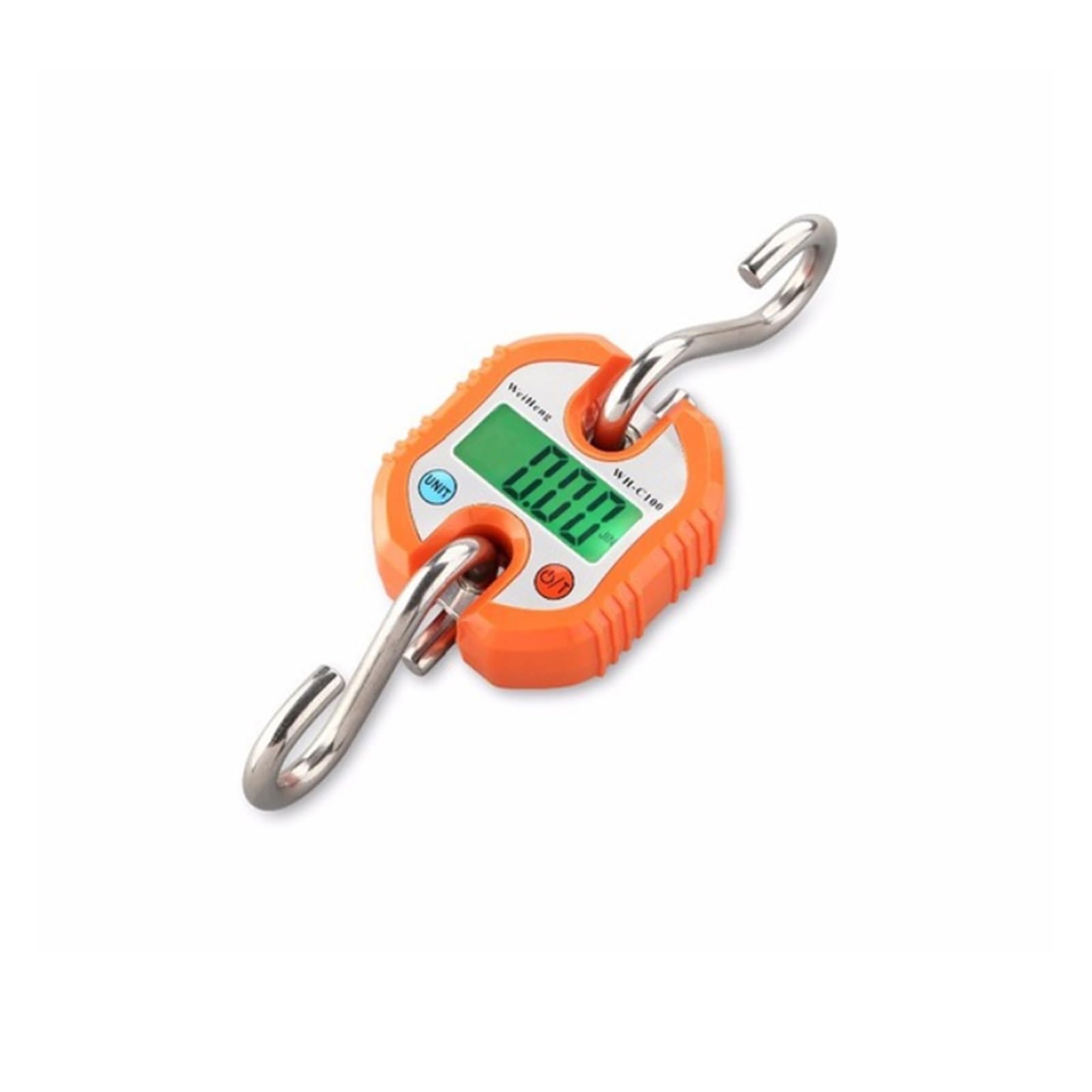 JVDDI Digital Hanging Scale Industrial/Agricultural Detachable Portable Crane Scale 0.2-150KG Lightweight Hook Electronic Heavy Duty Crane Hook(Oranje)