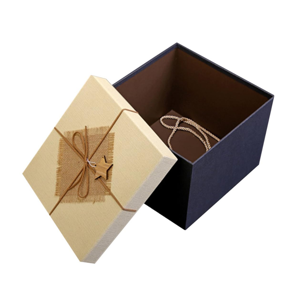 SOLUSTRE Geschenkbox aus Karton Quadratisch oder Rechteckig für Kleidung Hemden Schals oder Geburtstagsgeschenke
