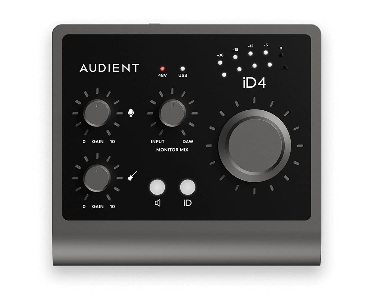 DTM・DAW Audient audient iD4mkII iD4 - 2in / 2out Audio Interface - Your recordings made better