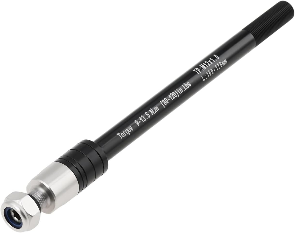 12mm Bike Trailer Thru Axle Length Adjustable160-178 mm Compatible with Mountain Bikes and Road Bikes