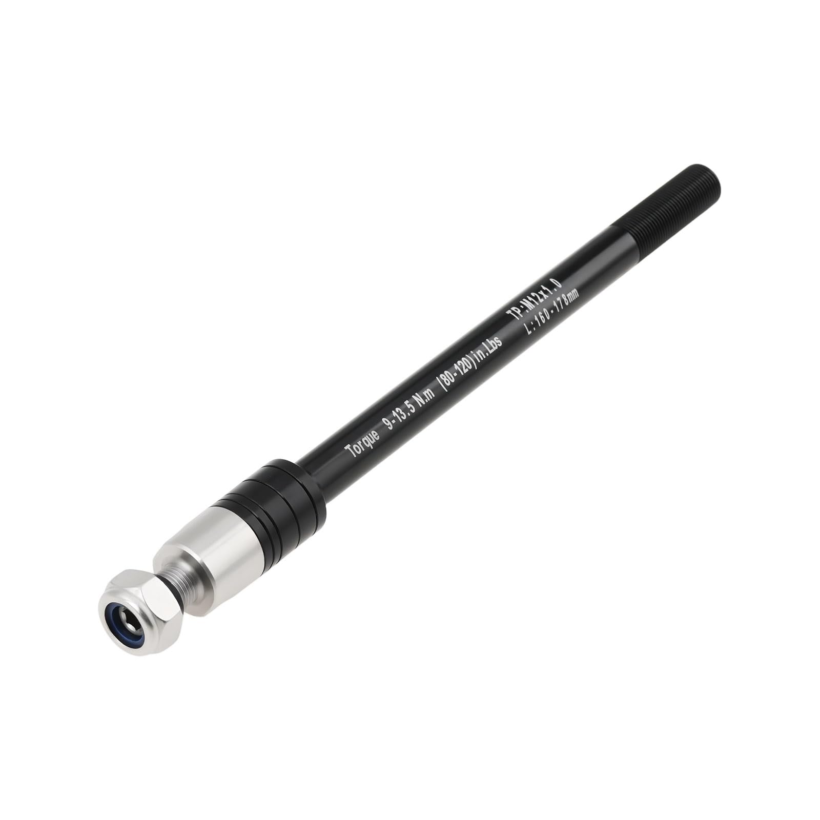 SG Store 12mm Thru Axle for Bicycle Trailer 12mm x 1.0 Length Adjustable 160-178mm Compatible with Mountain Bikes and Road Bikes