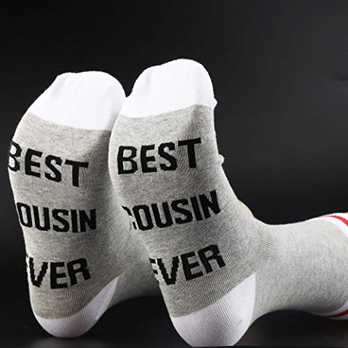 2 PAIRS Best Cousin Ever Socks - Cousin & Birthday Gift4