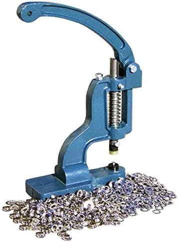 Grommet Kit Press Machine with 1000 5/16" Grommets and Die Set Puncher