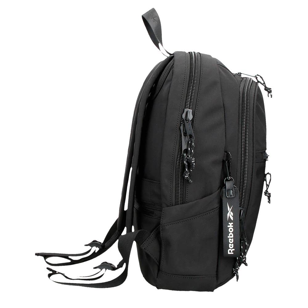 Reebok Elsie Zaino per Laptop fino a 12" Nero 25x37x10 cm Poliestere 9,25L
