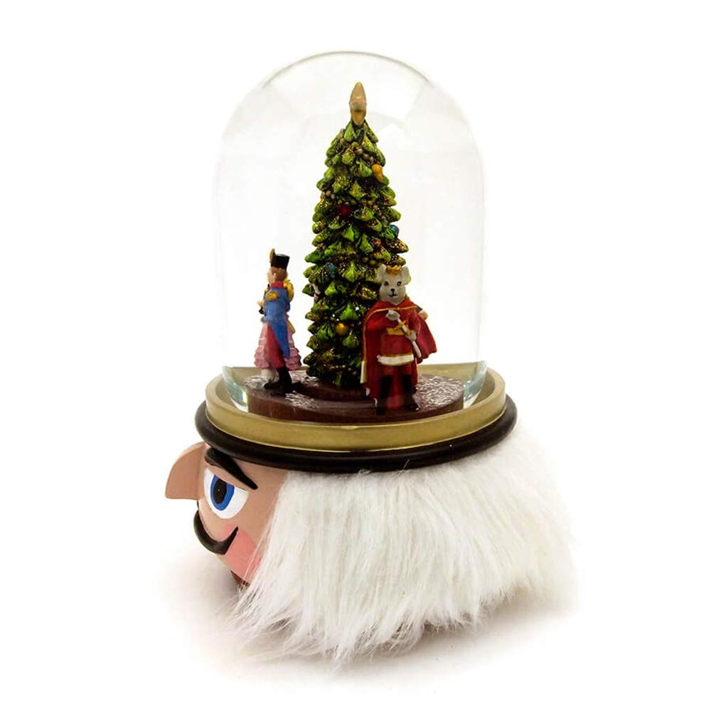 Palla Di Neve Musicale Roman Inc Schiaccianoci Con Glitter E Melodia - 120mm, Decorazione Natalizia