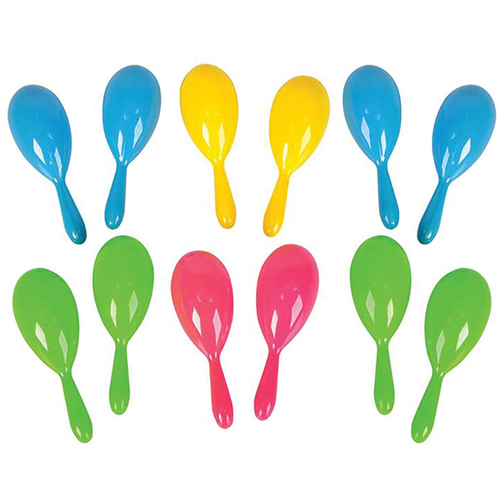 Amazon.com: The Dreidel Company Mini Plastic Neon Maracas