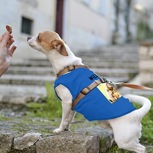 Personalisiertes, individuelles Hunde-T-Shirt, Kleidungsdesign mit Foto und Namen für große Hunde, Welpen und Katzen (Black)