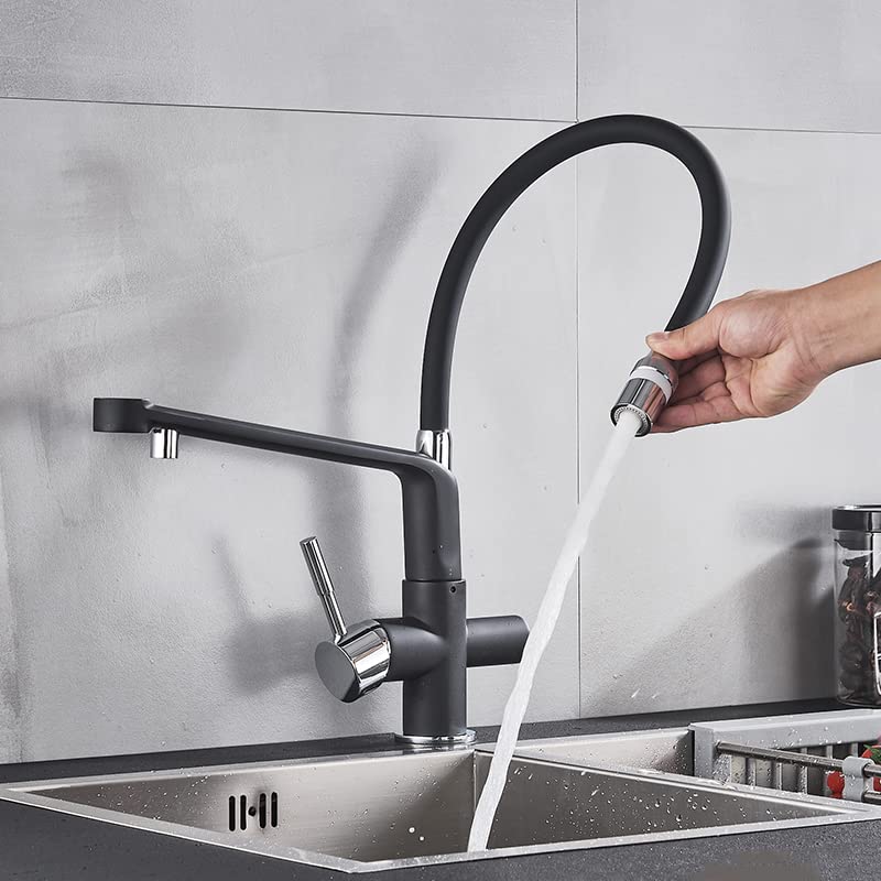 Robinets de purification d'eau haut de gamme avec rotation de 360 degrés