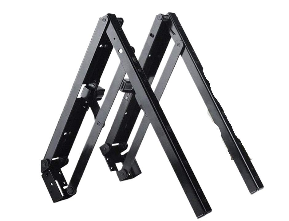 1 par de bisagras plegables for soporte de taburete, bisagra oculta de Metal triangular for soporte de estante