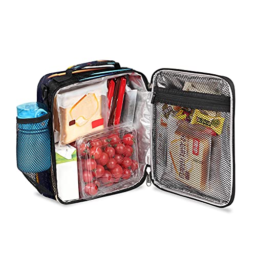 Universe Galaxy Solar System Planets Kids Lancheira isolada para meninas e meninos, bolsa térmica pa