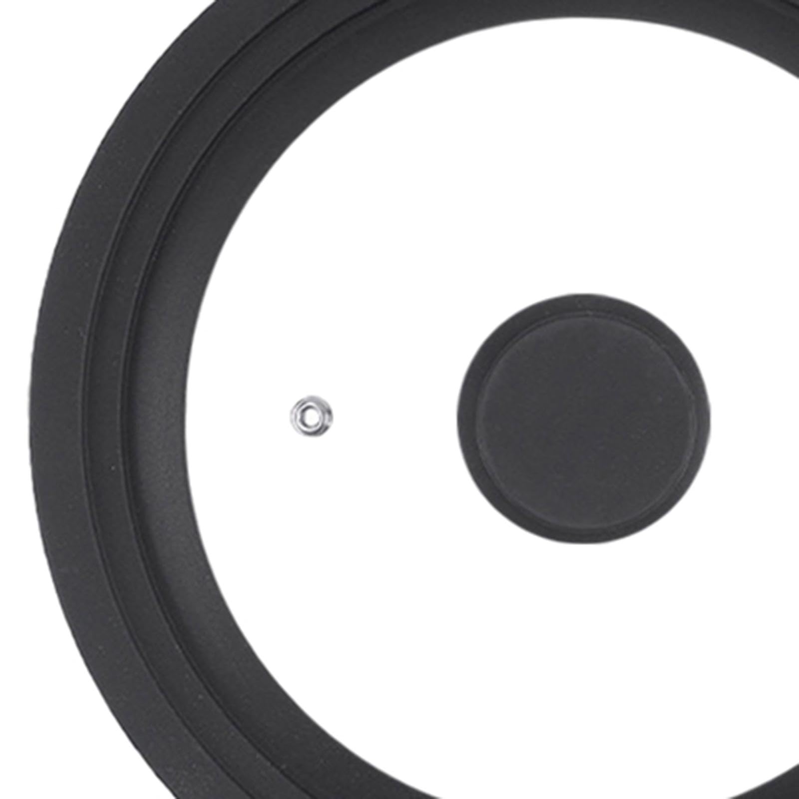 Coperchio Universale per Pentole, Accessorio Da Cucina, Coperchio in Silicone con Bordo Resistente, Adatto per Cucine Domestiche, Facile Da Pulire, Nero 31 cm