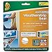 Duck Brand Heavy-Duty Self Adhesive Weatherstrip Seal for Extra Large Gap, 1/2-Inch x 5/16-Inch x 10-Feet, 1 Seal, 282436 , White