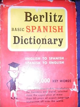 Hardcover Berlitz Basic Spanish Dictionary Book