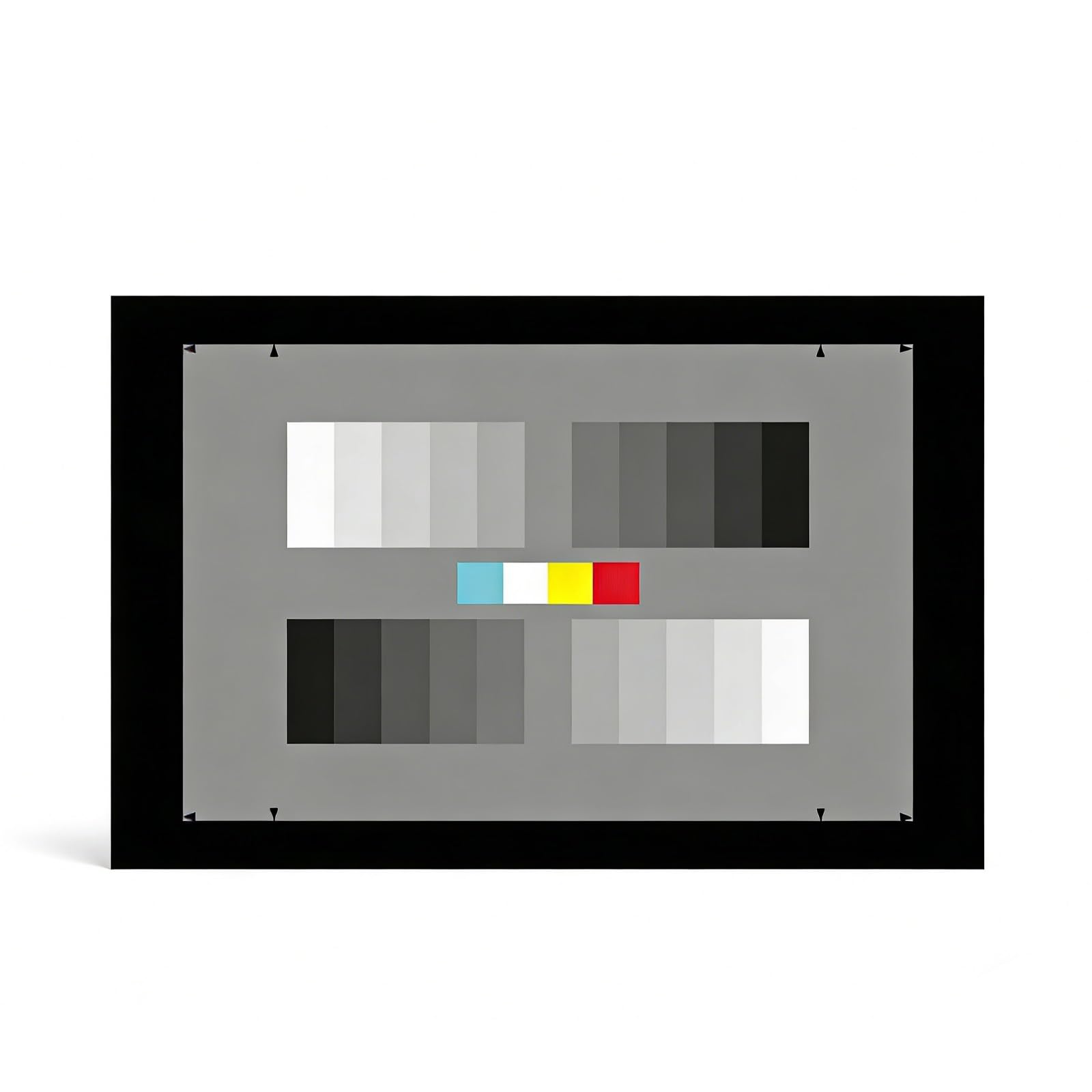 Carta de Prueba de Escala de Grises estándar de 11 Fases, Carta de calibración de Color para Mejorar la nitidez y el Contraste de la Imagen, buscador de valores de Escala de Grises(C)