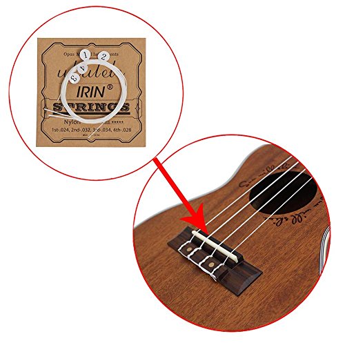 KKmoon Ukulele Ukelele Conjunto de acessórios para guitarra havaiana, incluindo metrônomo dedo marte