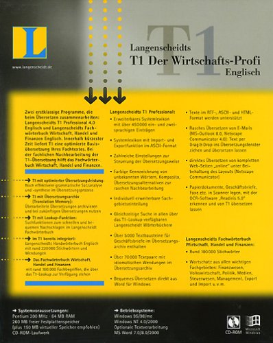 Langenscheidt T1 Wirtschafts-Profi