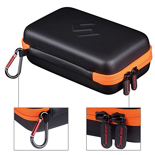 Smatree Carry Case For Nintendo New 2Ds Xl/New 3Ds Xl, Hard Protective Shell Bag For New Nintendo 3Ds/New 2Ds Console & Games - Black/Orange #TOP5