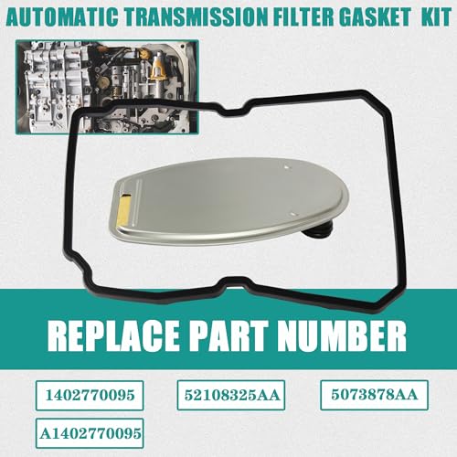 Image of 722.6 Automatic Transmission Filter Kit Compatible with 2003-2018 Jeep Wrangler /JK /Commander Dodge Charger Sprinter 2500 /3500 Magnum Durango Nitro Chrysler Crossfire /300 Replaces 1402770095