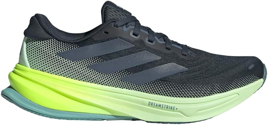adidas Womens Supernova Rise 2 Running Sneakers Shoes - Black, Green - Size 8.5 M
