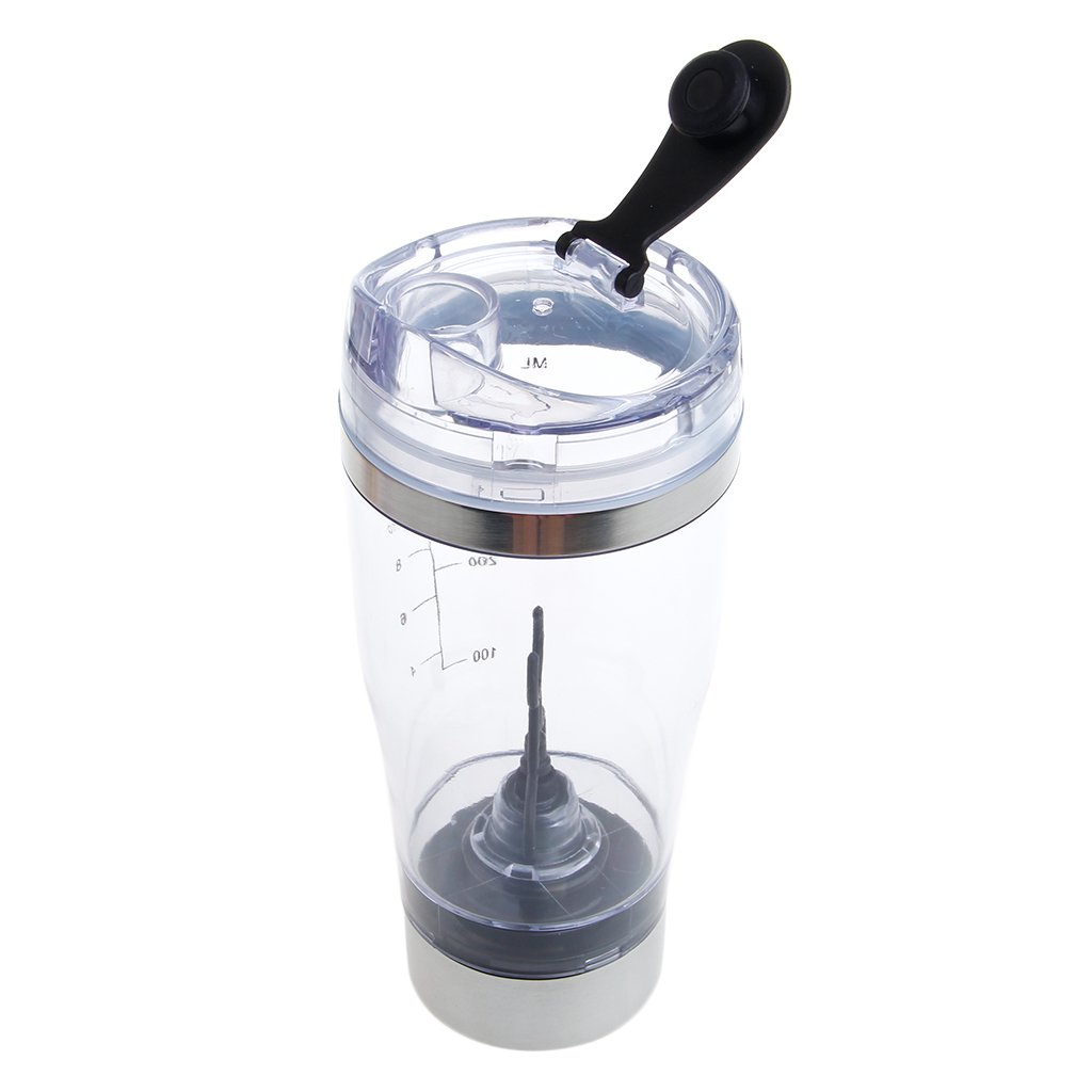 450 ml BPA Protein Shaker Water Bottle Electric Automatic Mixer For Smart Cup Protein Auto Shake Drink Juicer Coffee Mixing Mug Self Stirring Shake Drink Blender Juicer Trasparente Creative Auto Mug