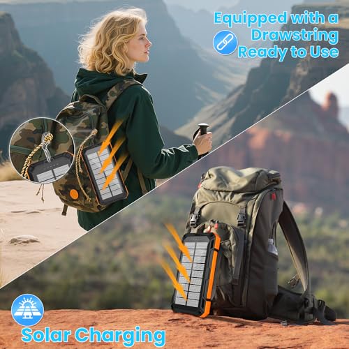 Solar Power Bank 49800mAh Cargador Portátil Inalámbrico miniatura 6